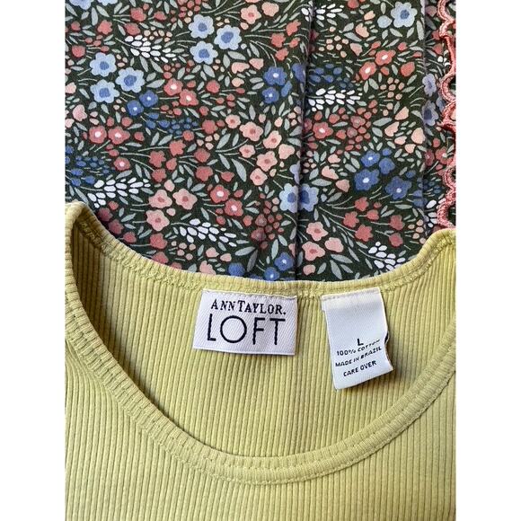 Ribbed Tee Green Cotton - Picture 5 of 6